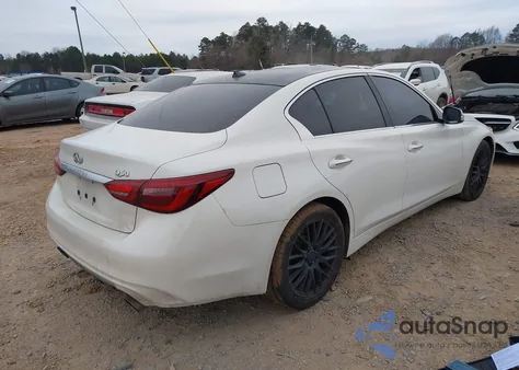 2018 Infiniti Q50 3.0T Luxe из США, поврежденный, VIN JN1EV7AP6JM351293